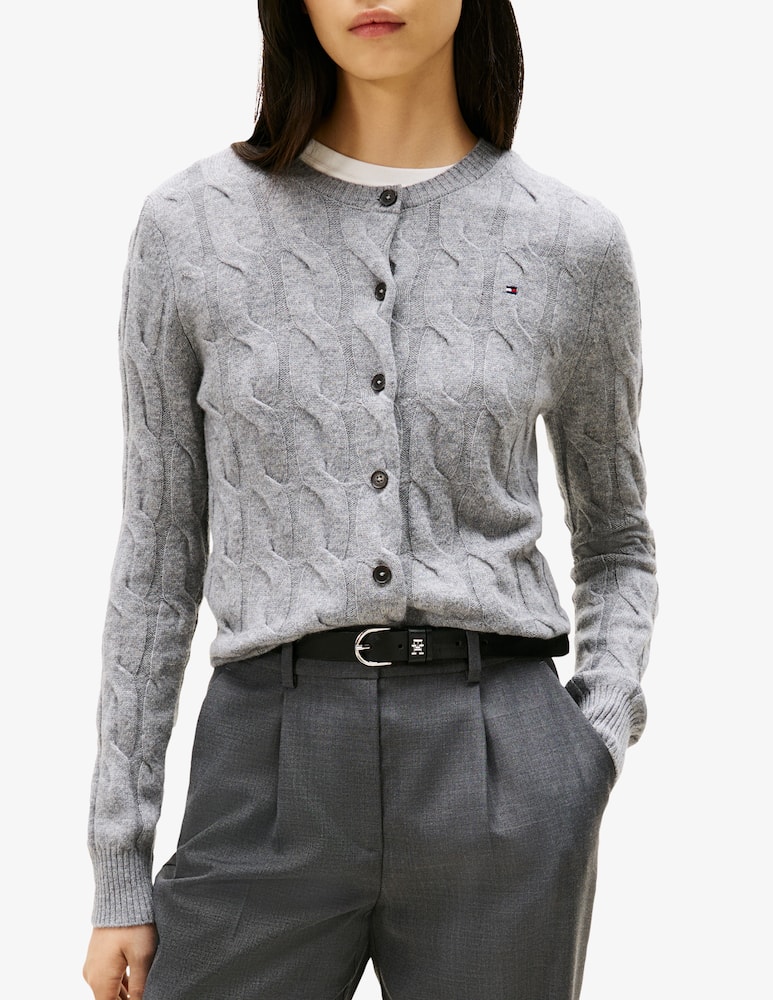 rinascente Tommy Hilfiger Cable-knit wool cardigan