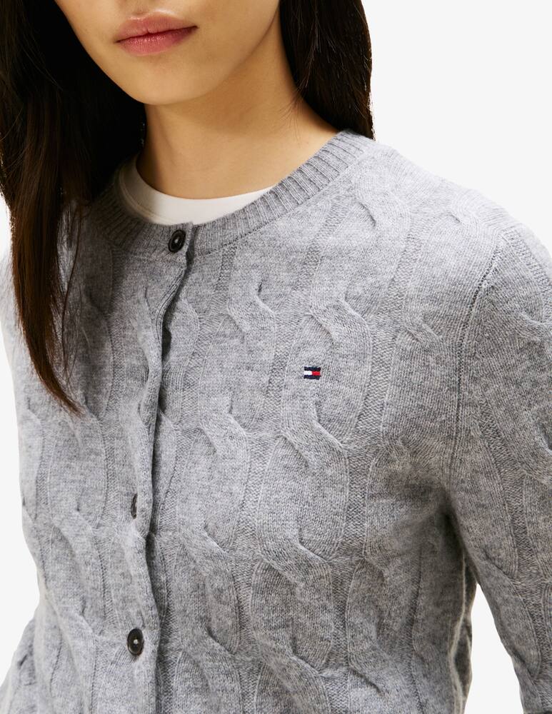 rinascente Tommy Hilfiger Cable-knit wool cardigan