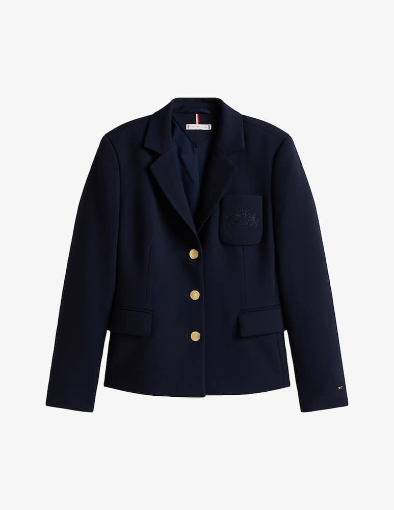 rinascente Tommy Hilfiger Blazer slim con stemma