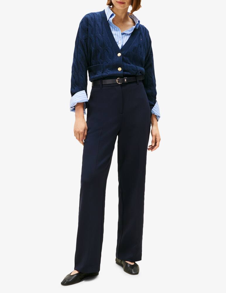 rinascente Tommy Hilfiger Cardigan in lana intrecciata