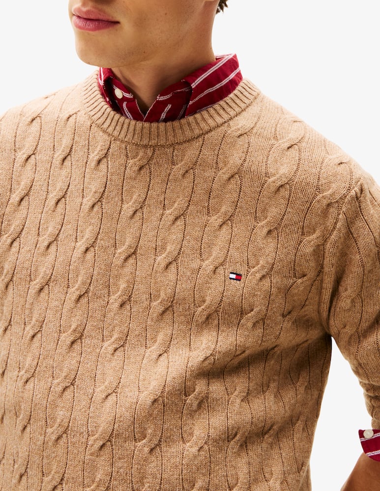 Tommy Hilfiger Maglione trecce lambswool - immagine 4 Tommy Hilfiger Maglione trecce lambswool - immagine 4