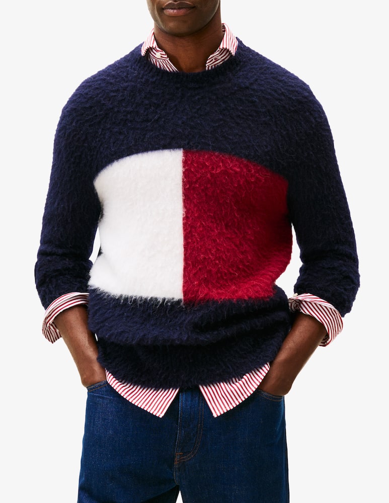 rinascente Tommy Hilfiger Maglione mohair Flag