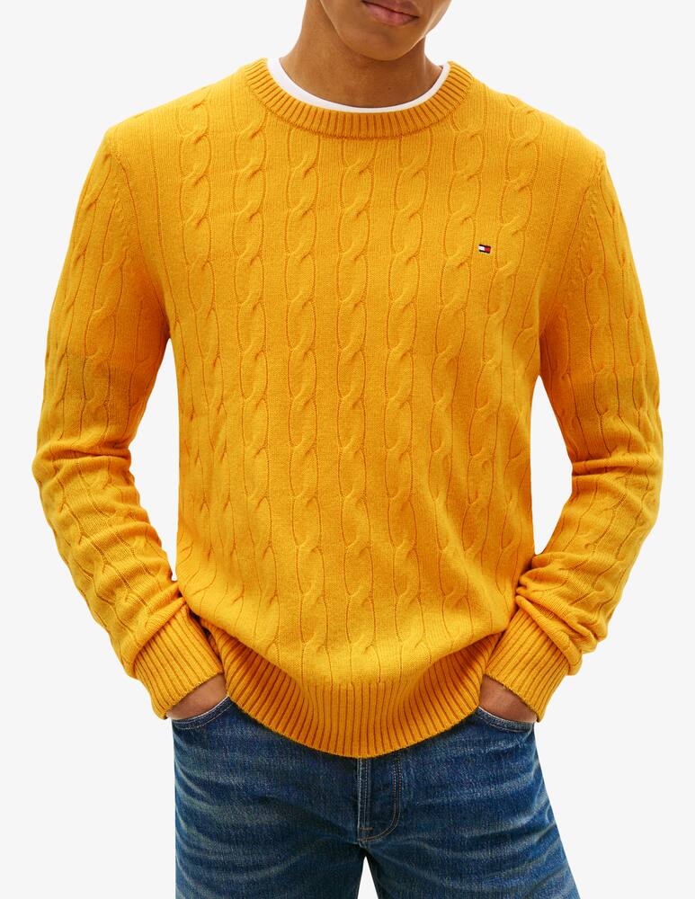 rinascente Tommy Hilfiger Maglia girocollo a trecce in lana