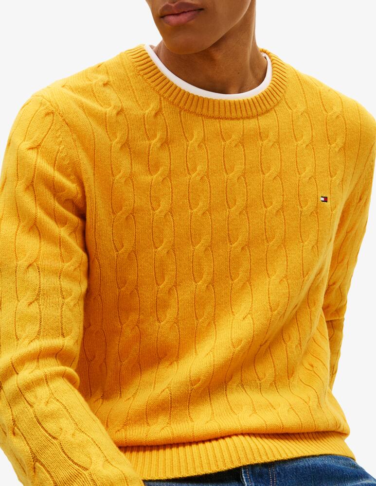 rinascente Tommy Hilfiger Maglia girocollo a trecce in lana