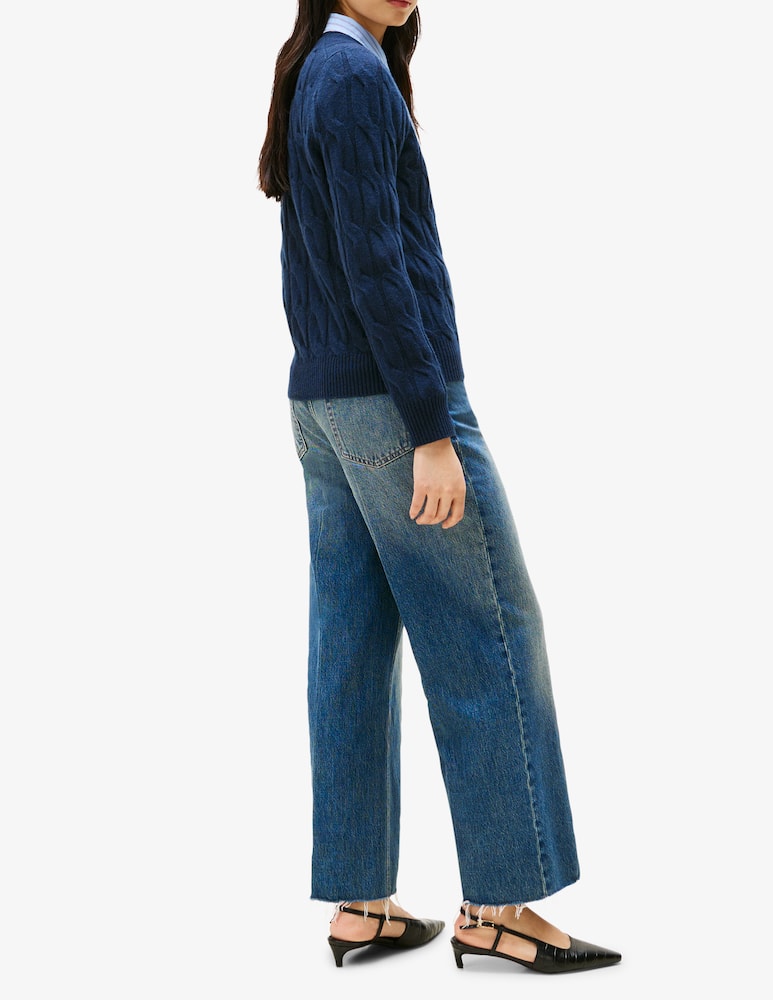 rinascente Tommy Hilfiger Wool cable-knit crewneck jumper