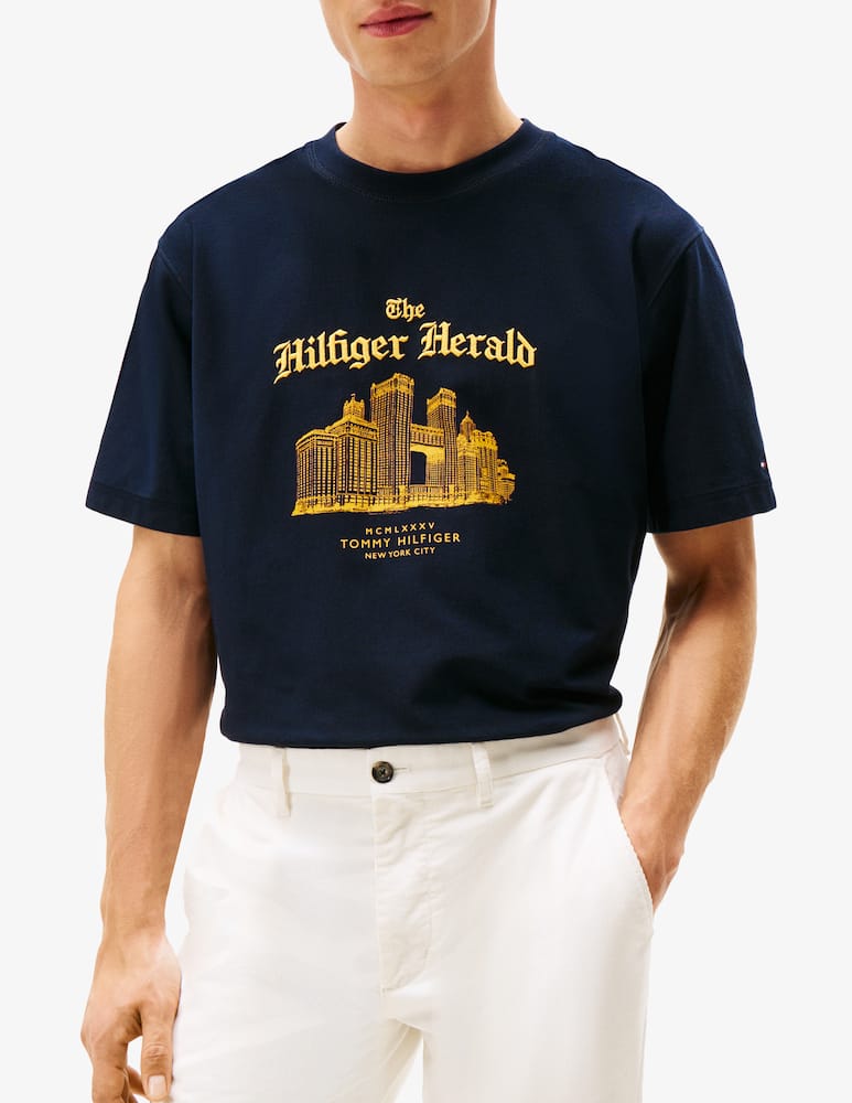 rinascente Tommy Hilfiger T-shirt skyline Herald