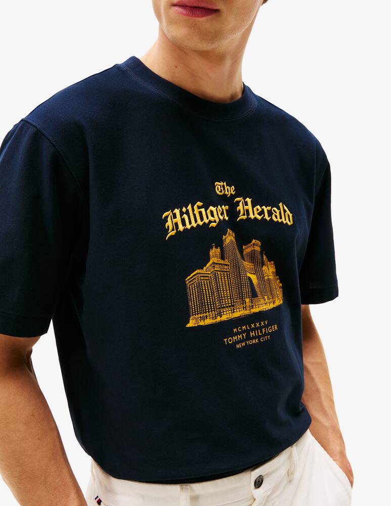 rinascente Tommy Hilfiger T-shirt skyline Herald