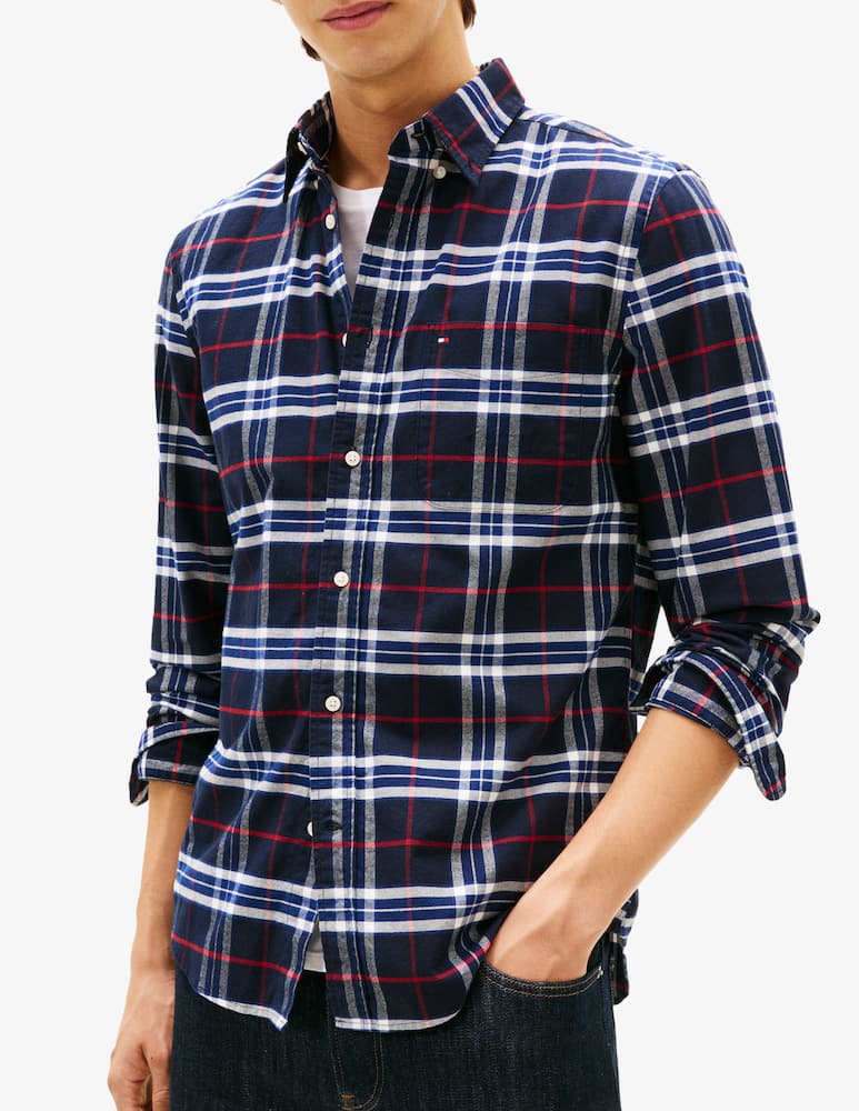 rinascente Tommy Hilfiger Camicia tartan spazzolata