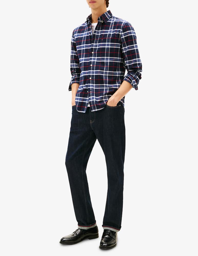 rinascente Tommy Hilfiger Camicia tartan spazzolata