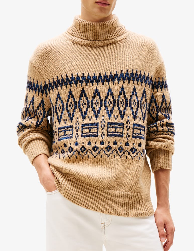 rinascente Tommy Hilfiger Fairisle turtleneck jumper