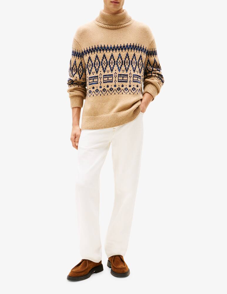 Tommy Hilfiger Maglione collo alto Fairisle - immagine 2 Tommy Hilfiger Maglione collo alto Fairisle - immagine 2
