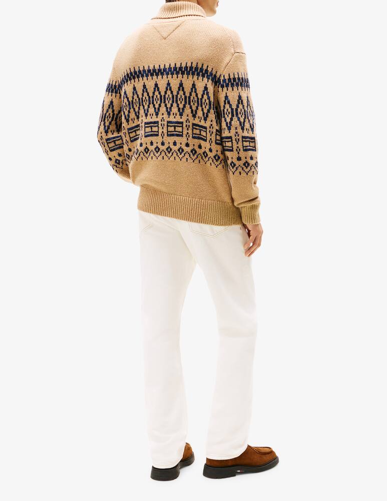 Tommy Hilfiger Maglione collo alto Fairisle - immagine 3 Tommy Hilfiger Maglione collo alto Fairisle - immagine 3