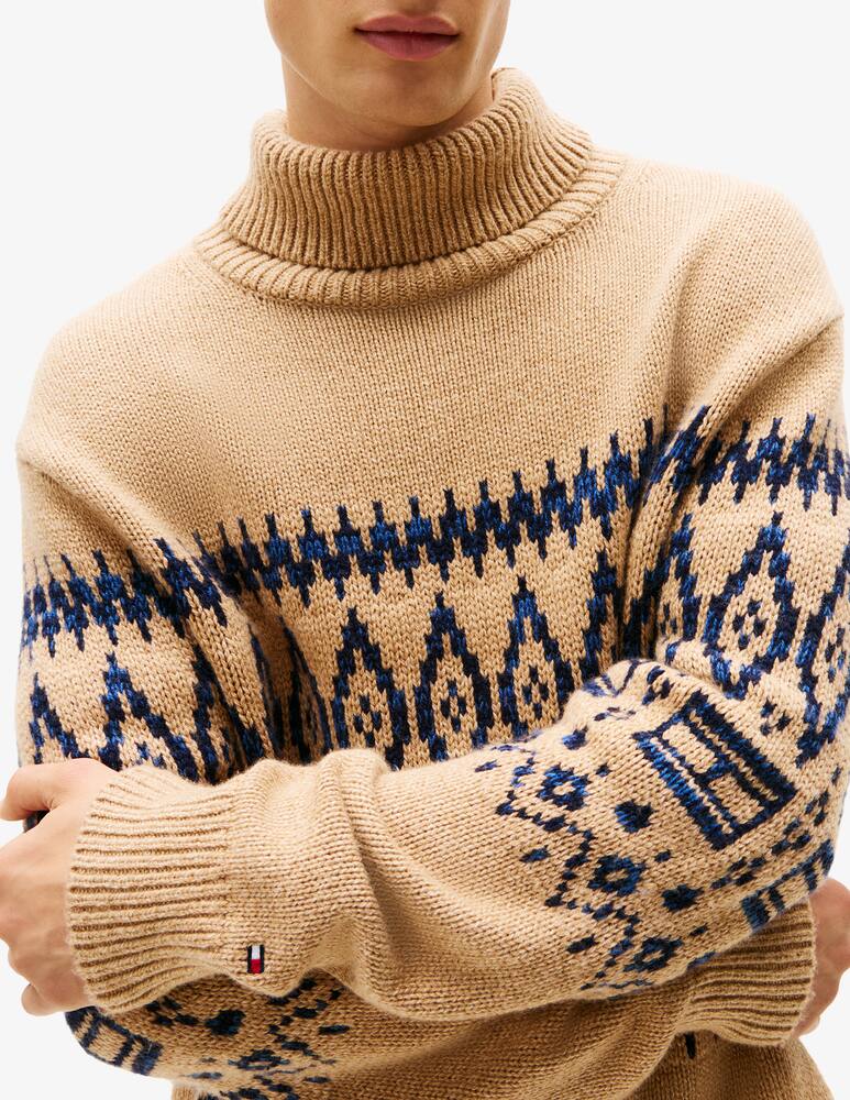 Tommy Hilfiger Maglione collo alto Fairisle - immagine 4 Tommy Hilfiger Maglione collo alto Fairisle - immagine 4