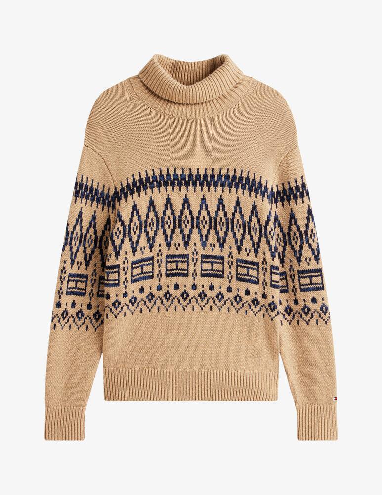 Tommy Hilfiger Maglione collo alto Fairisle - immagine 5 Tommy Hilfiger Maglione collo alto Fairisle - immagine 5