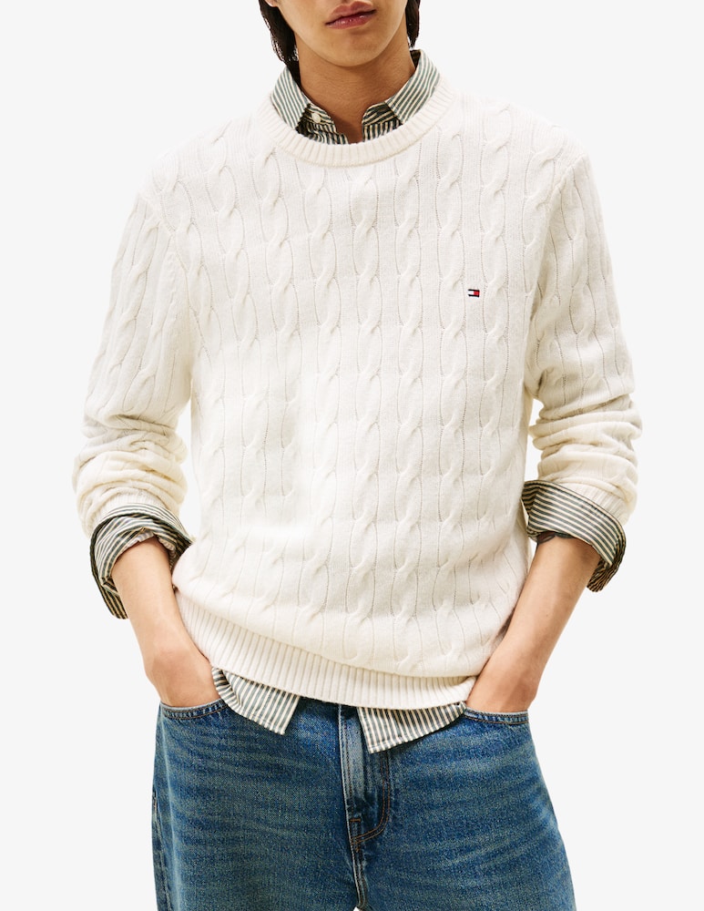 rinascente Tommy Hilfiger Cable lambswool jumper