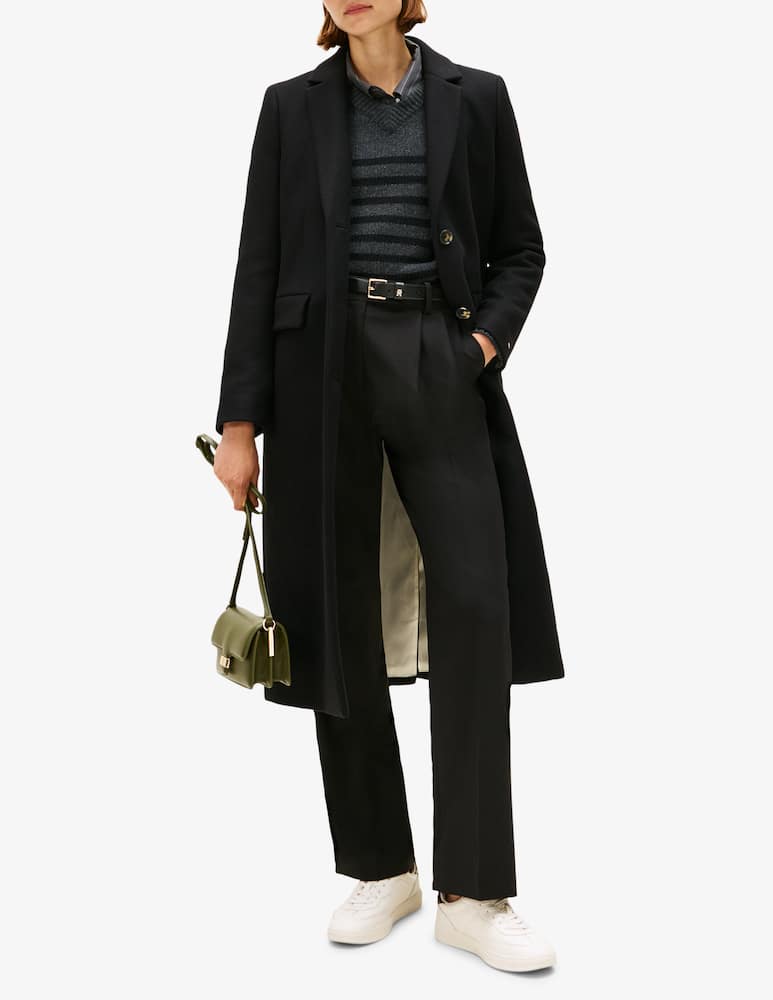 Tommy Hilfiger Cappotto maxi in misto lana e cashmere - immagine 1 Tommy Hilfiger Cappotto maxi in misto lana e cashmere - immagine 1