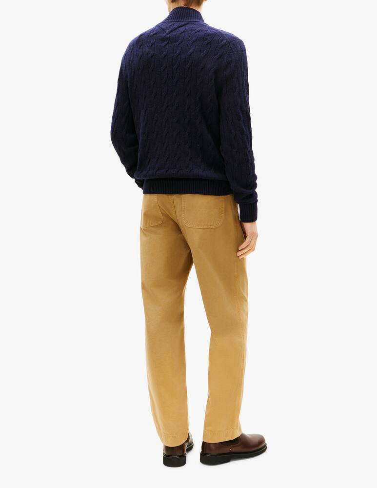 rinascente Tommy Hilfiger Maglia in lana con zip e trecce