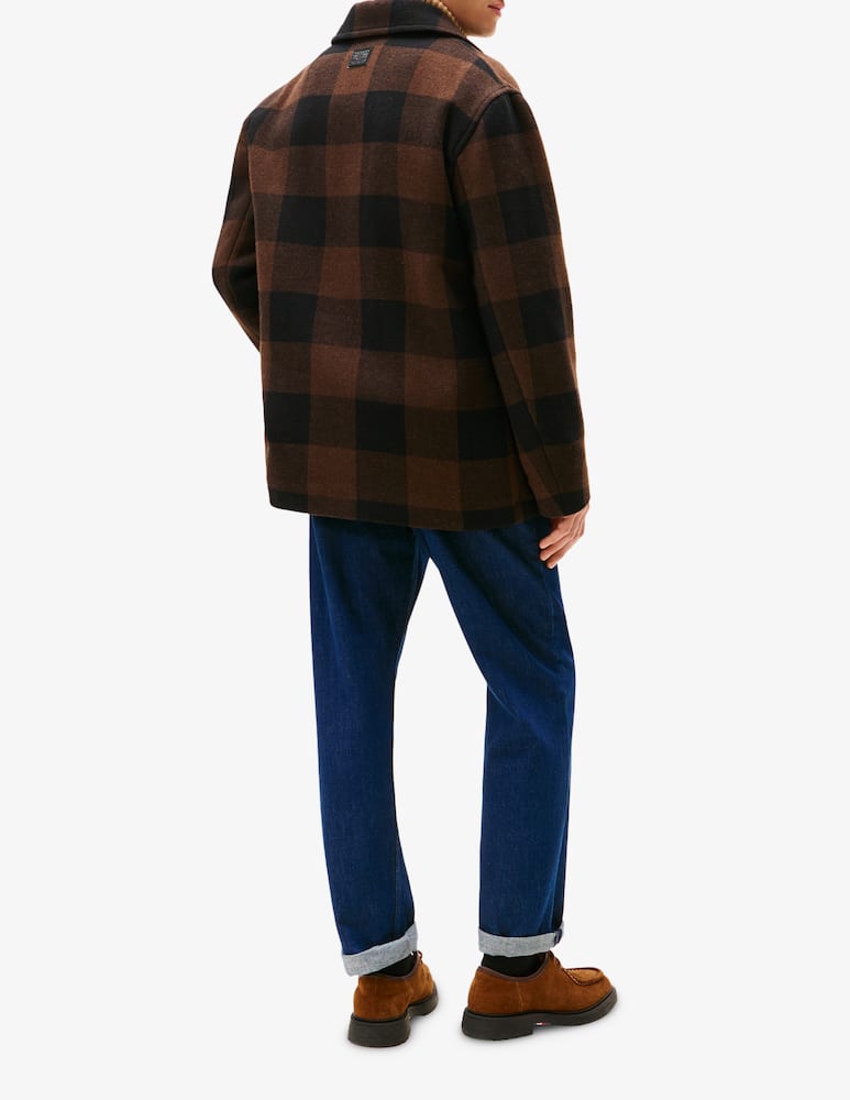 rinascente Tommy Hilfiger Giaccone check in lana