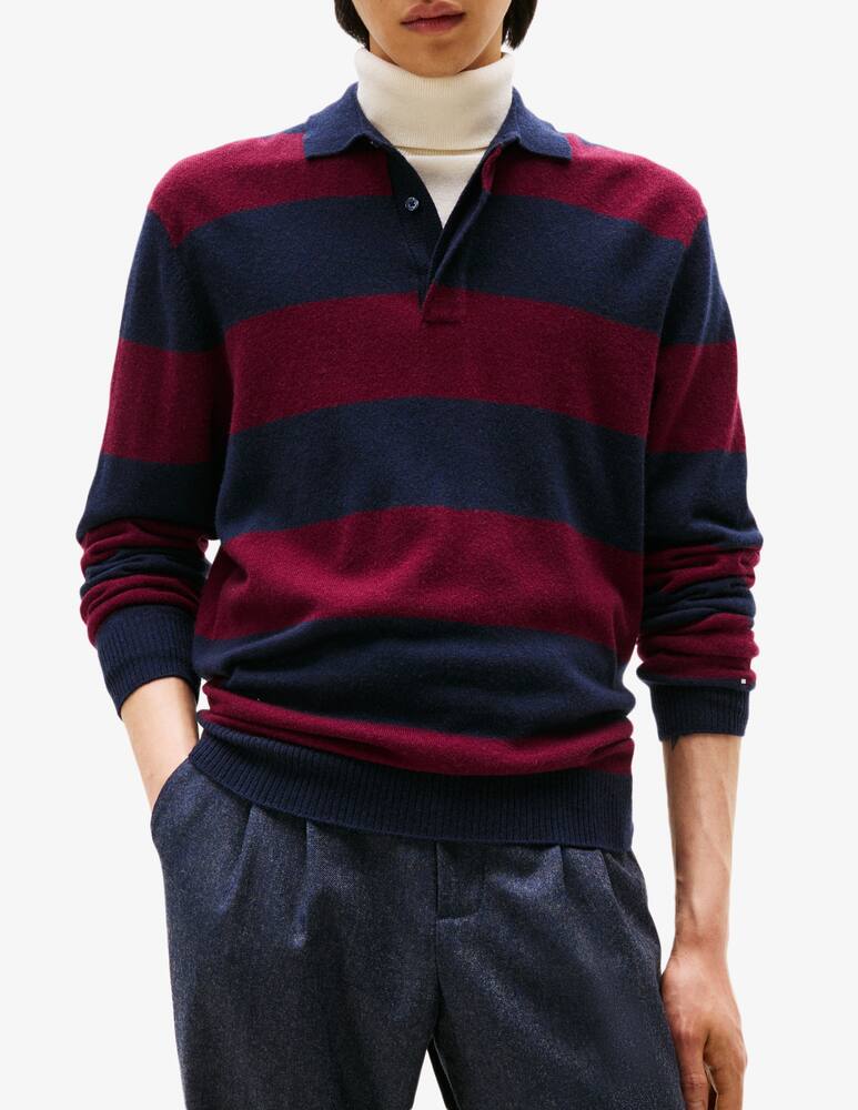 rinascente Tommy Hilfiger Striped rugby polo