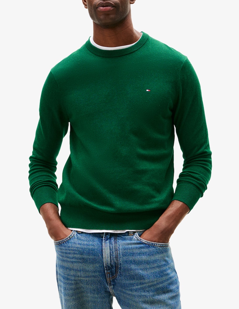 Tommy Hilfiger Pima cotton cashmere crew neck - picture 1 Tommy Hilfiger Pima cotton cashmere crew neck - picture 1