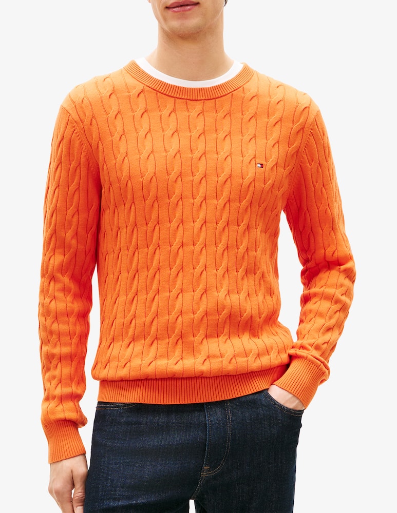 rinascente Tommy Hilfiger Cotton cable-knit jumper