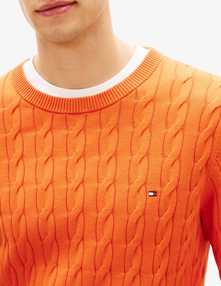 rinascente Tommy Hilfiger Cotton cable-knit jumper