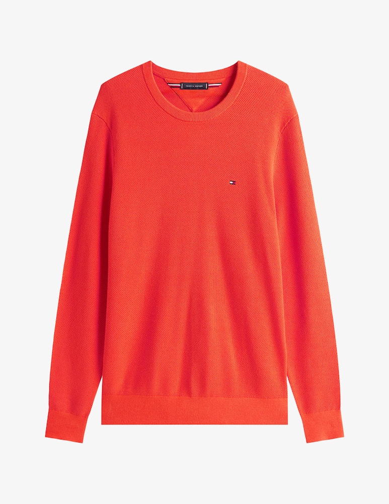 Tommy Hilfiger Structured cotton jumper - picture 5 Tommy Hilfiger Structured cotton jumper - picture 5