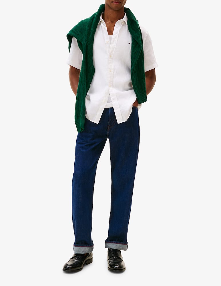 rinascente Tommy Hilfiger Linen short-sleeve shirt