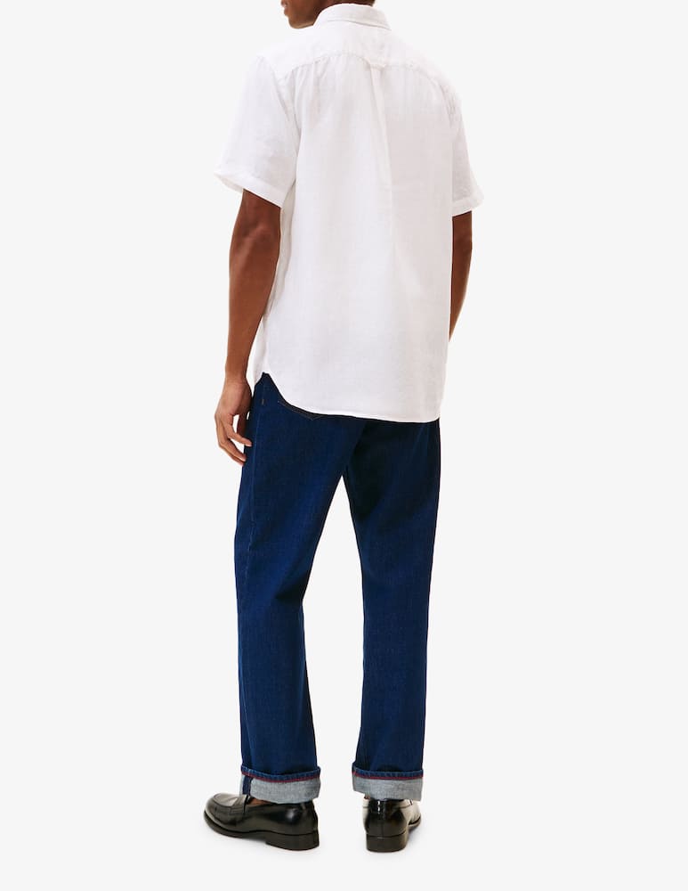 rinascente Tommy Hilfiger Linen short-sleeve shirt