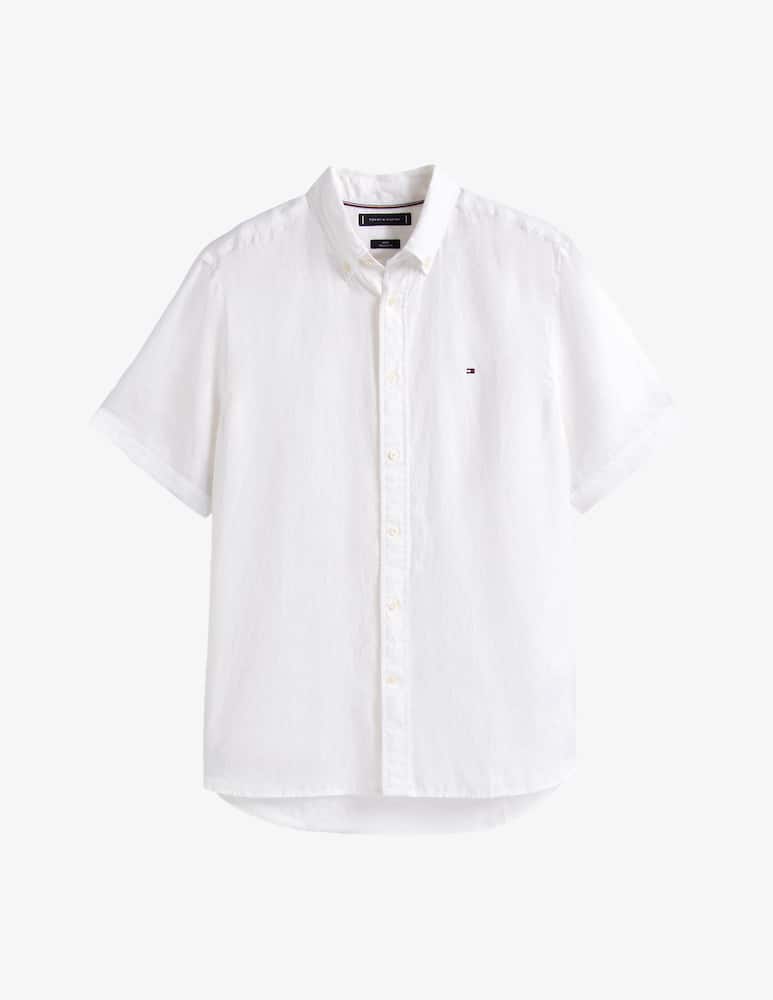 rinascente Tommy Hilfiger Linen short-sleeve shirt