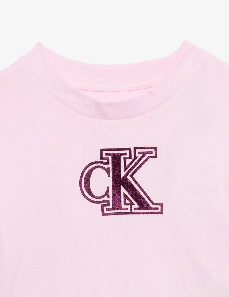 rinascente Calvin Klein Velvet monogram t-shirt