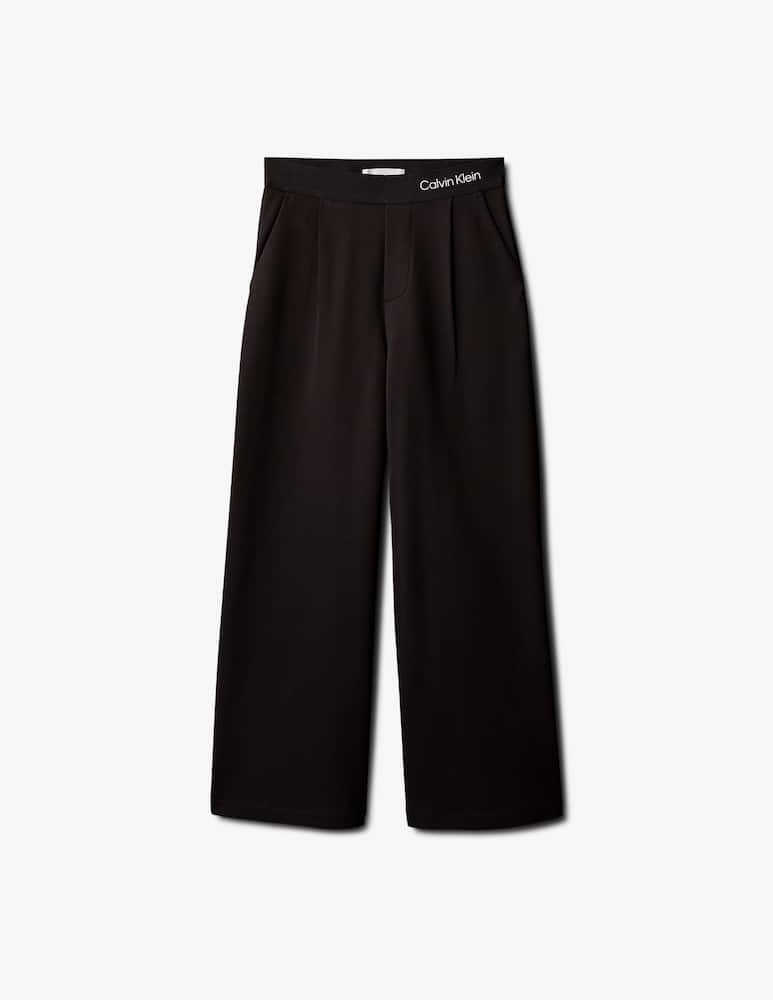 rinascente Calvin Klein Logo tape wide leg trousers