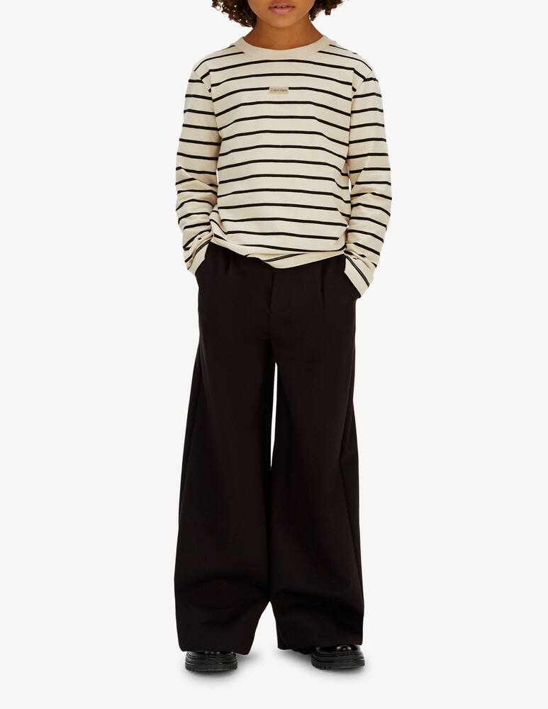 rinascente Calvin Klein Logo tape wide leg trousers