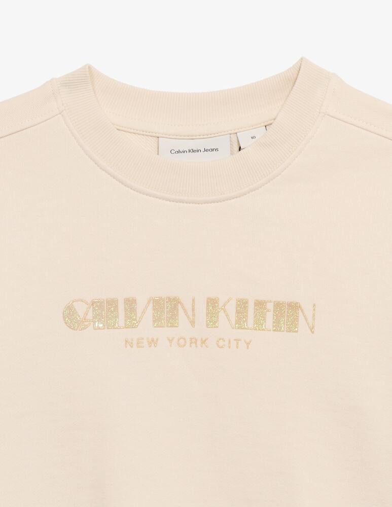 rinascente Calvin Klein Glitter logo sweatshirt