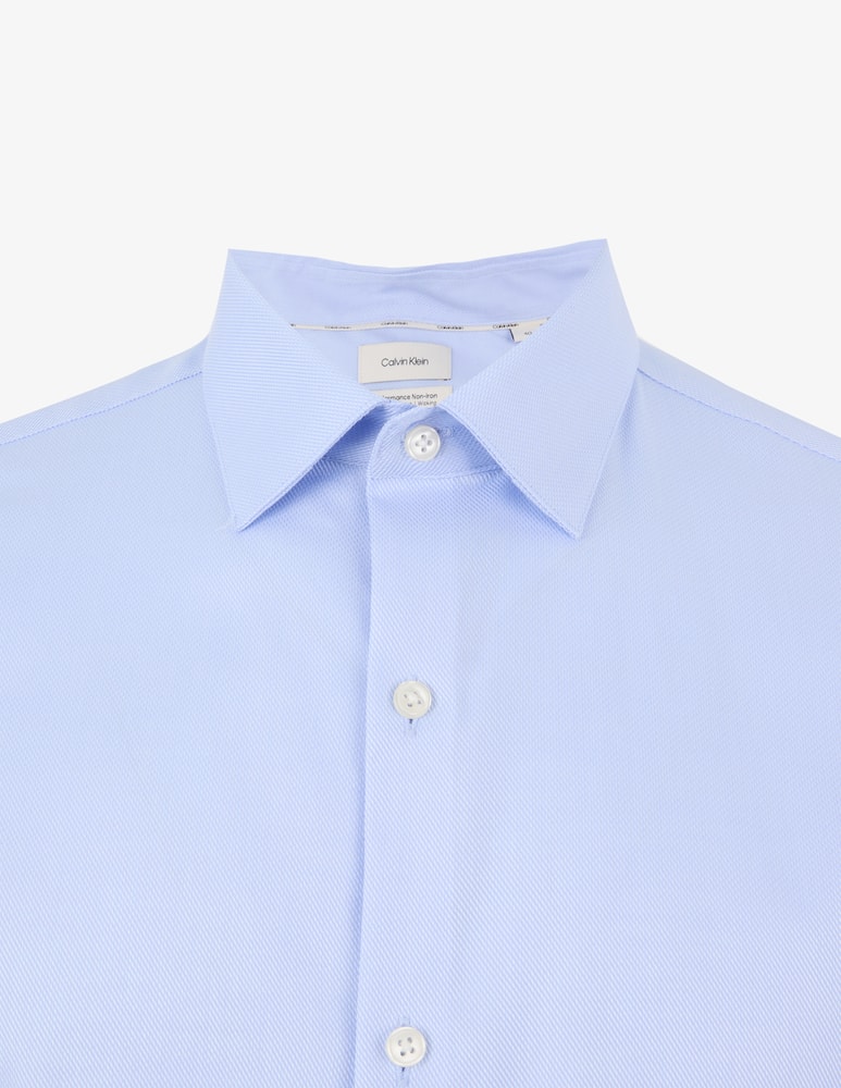 rinascente Calvin Klein Camicia slim fit performance no iron microstruttura