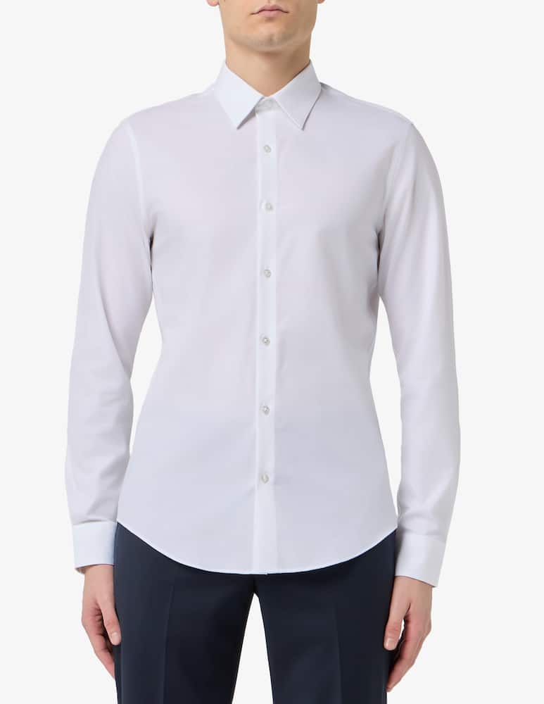 Calvin Klein Microperforated slim shirt - picture 1 Calvin Klein Microperforated slim shirt - picture 1