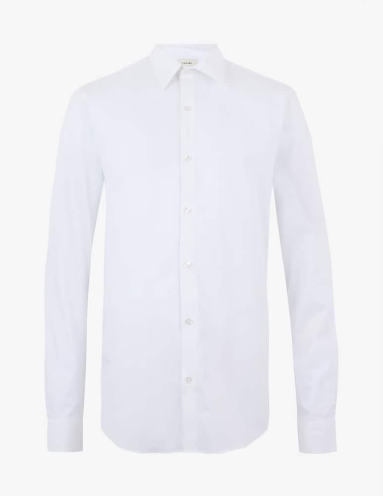 rinascente Calvin Klein Camicia slim fit no stiro microperforata