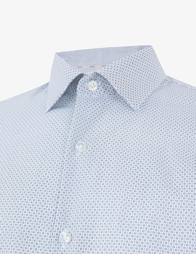 rinascente Calvin Klein Camicia slim fit popeline microstampa