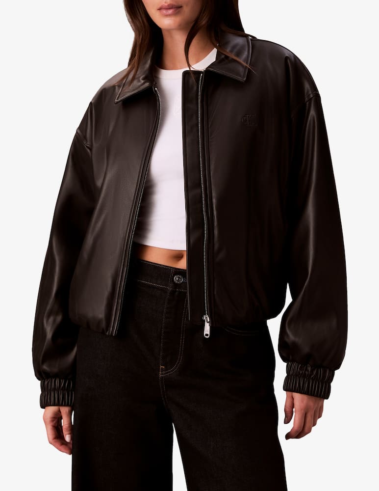 Calvin Klein Jeans Giacca bomber in finta pelle - immagine 1 Calvin Klein Jeans Giacca bomber in finta pelle - immagine 1