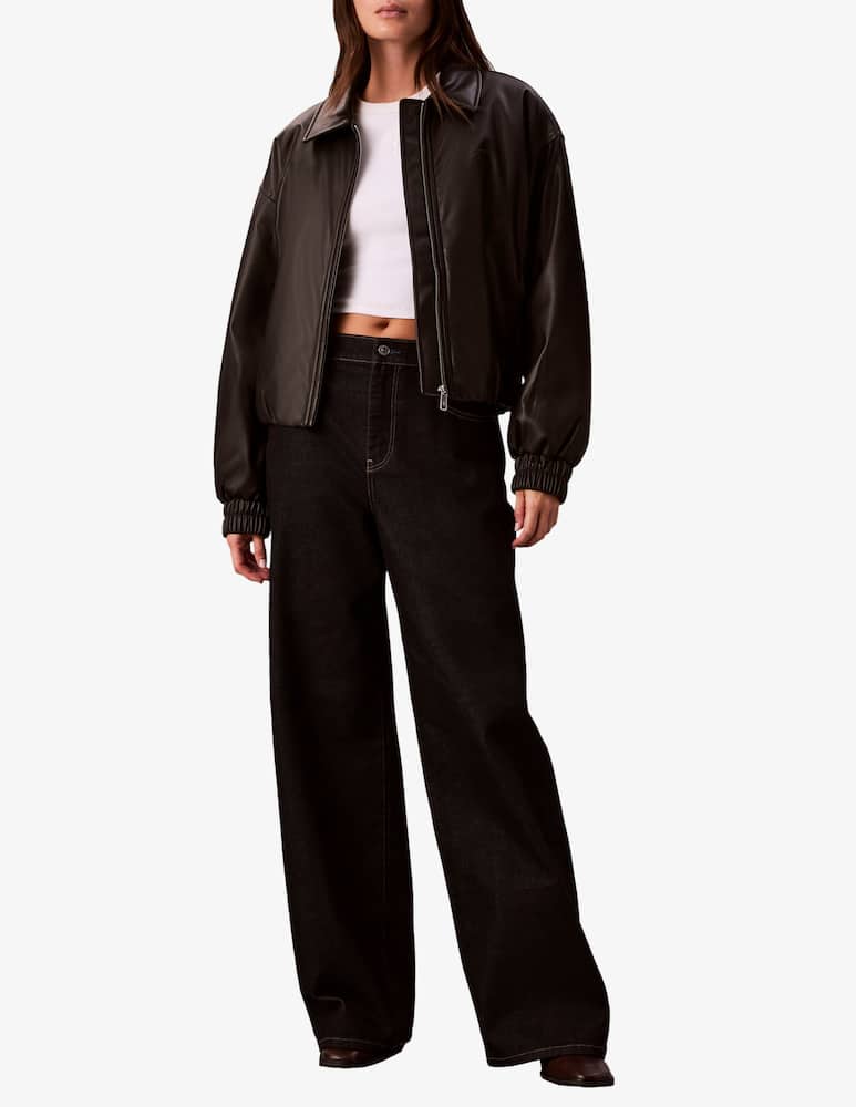 Calvin Klein Jeans Giacca bomber in finta pelle - immagine 2 Calvin Klein Jeans Giacca bomber in finta pelle - immagine 2