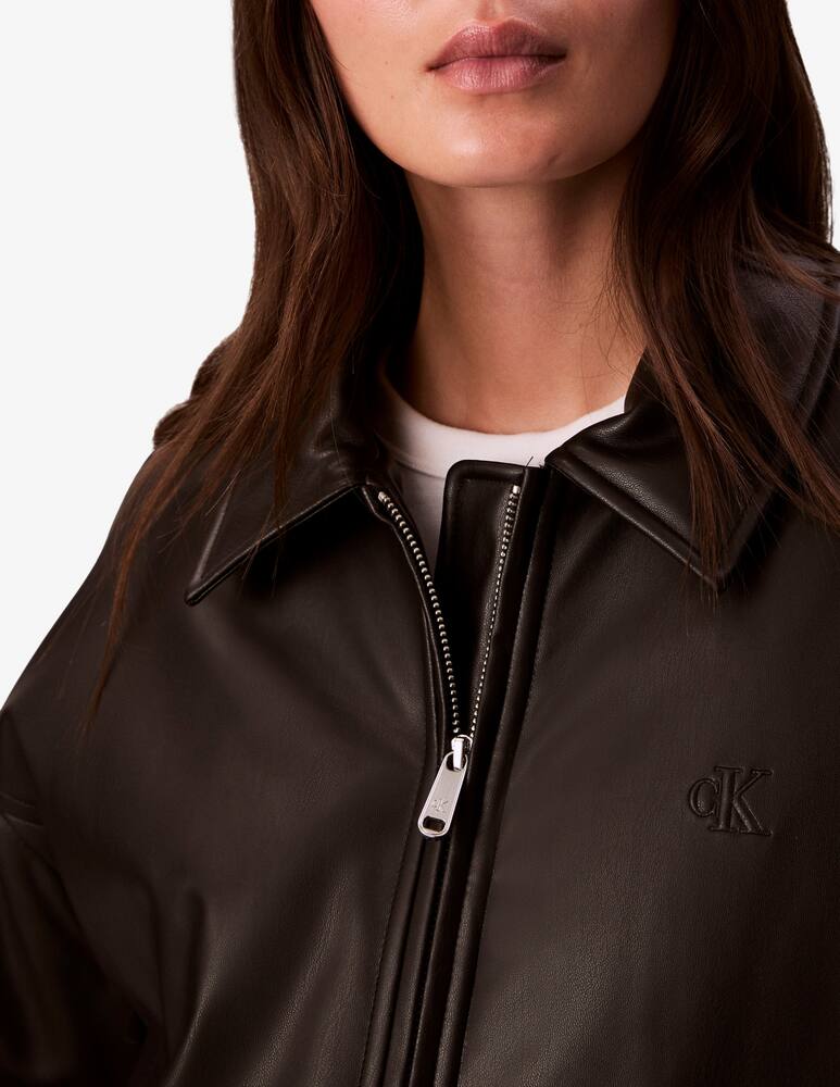 Calvin Klein Jeans Giacca bomber in finta pelle - immagine 4 Calvin Klein Jeans Giacca bomber in finta pelle - immagine 4