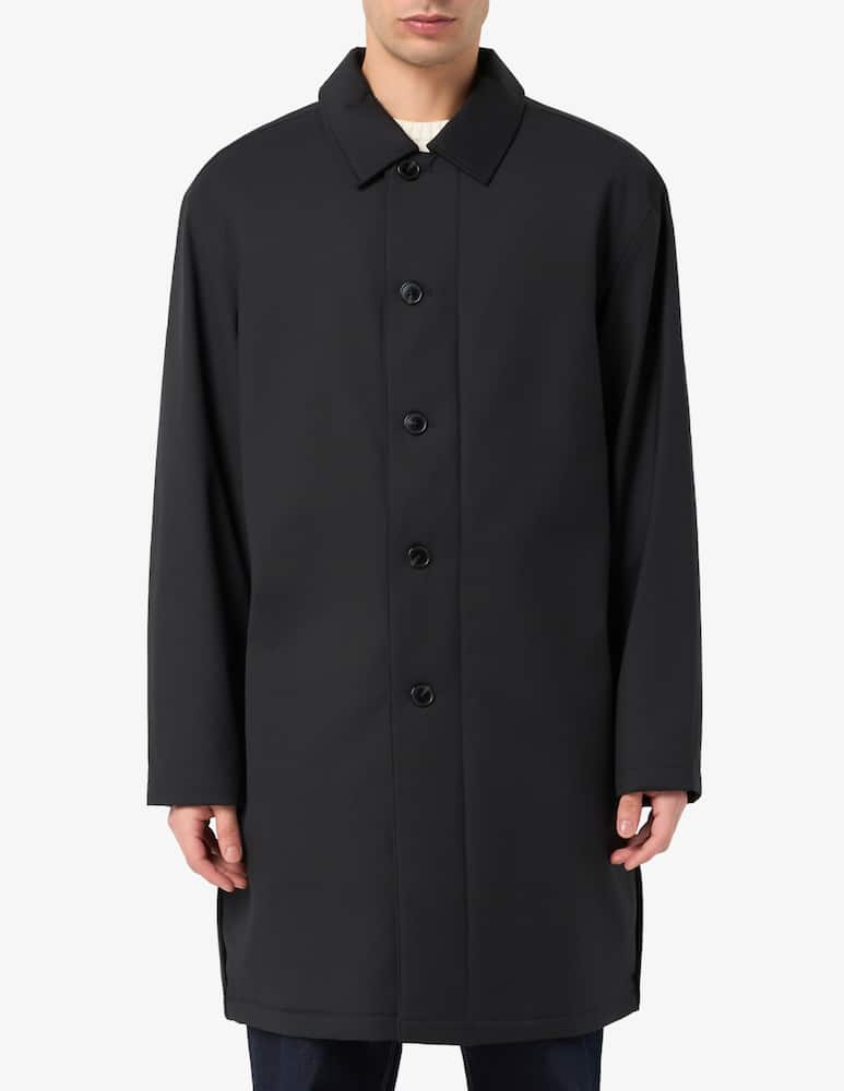 rinascente Calvin Klein Car coat in tech wool
