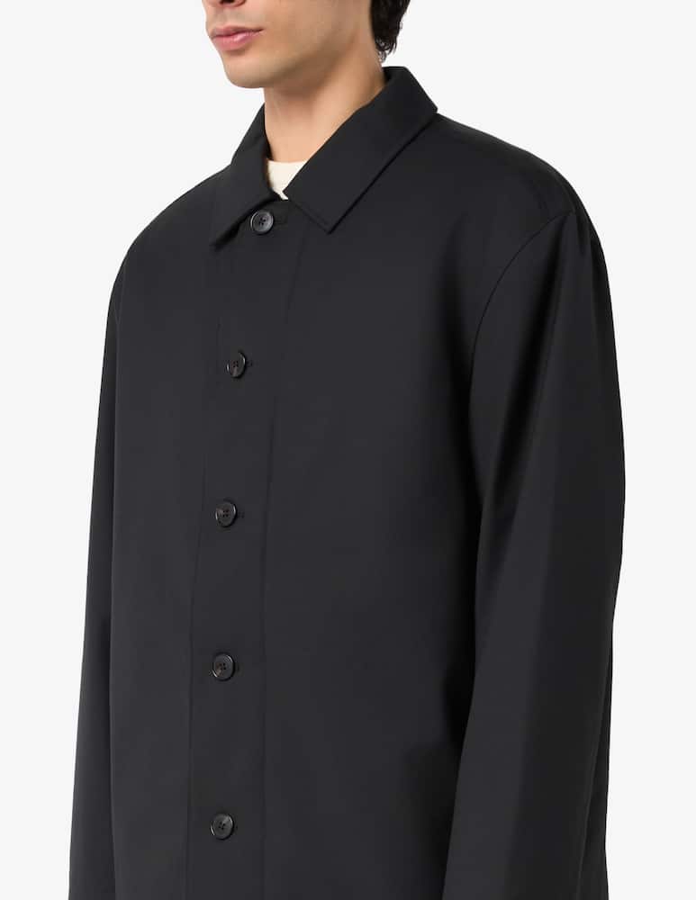 rinascente Calvin Klein Car coat in tech wool