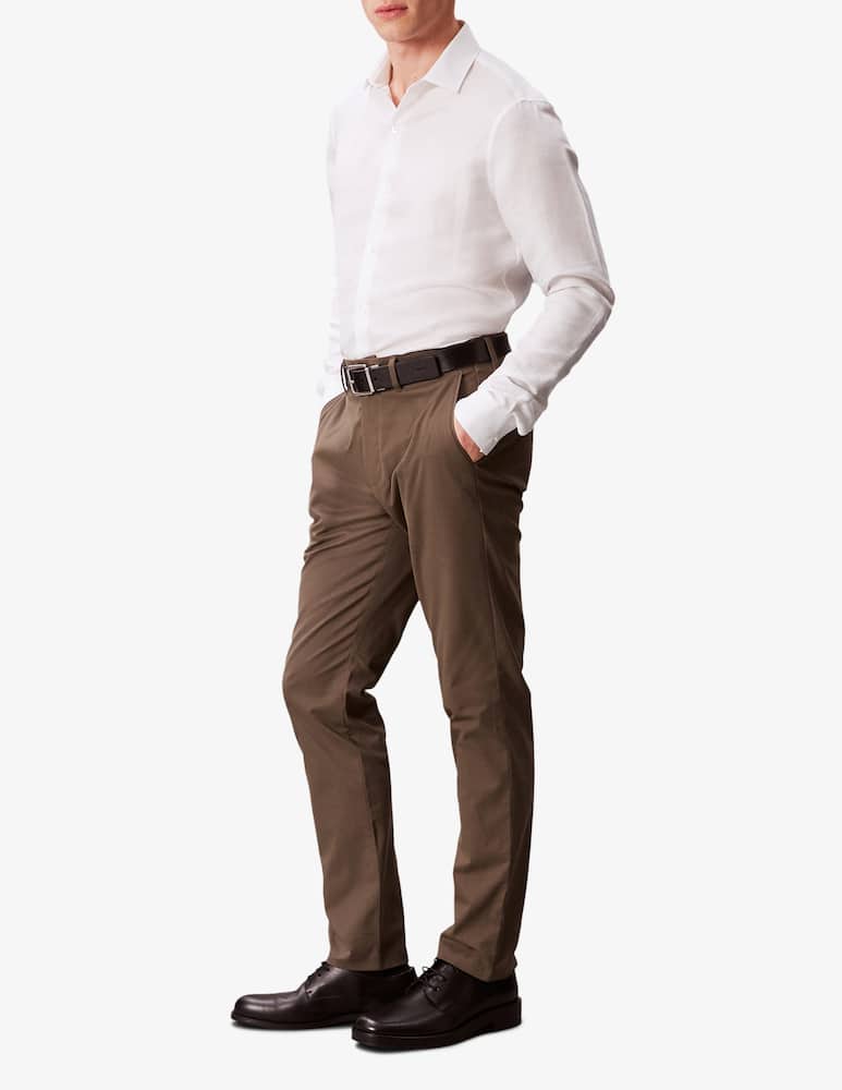 rinascente Calvin Klein Camicia slim lino misto