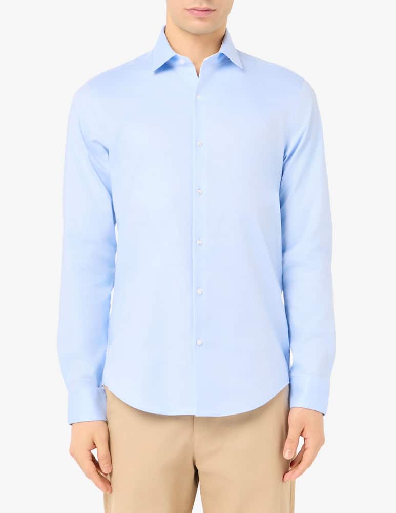 rinascente Calvin Klein Camicia in twill di cotone slim fit