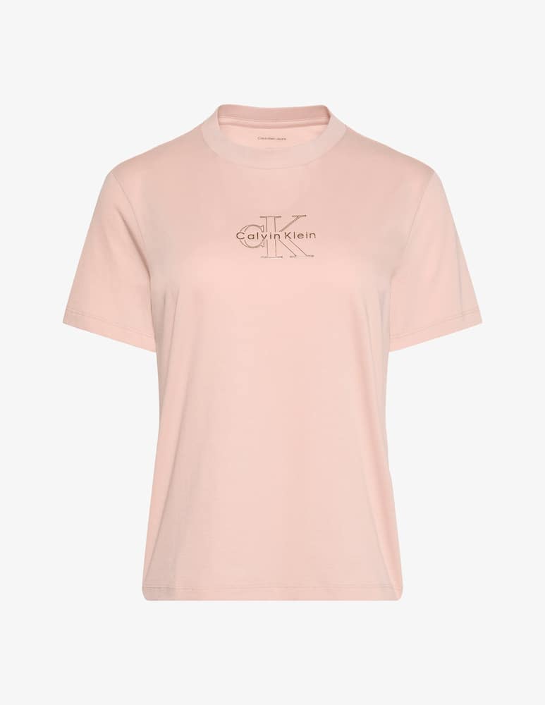 rinascente Calvin Klein Jeans T-shirt con logo foil