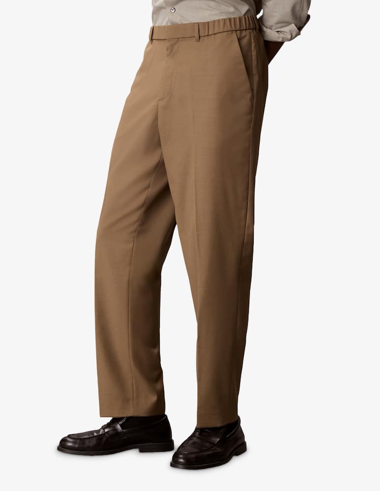 rinascente Calvin Klein Pantaloni tapered travel in twill di lana Mix&Match