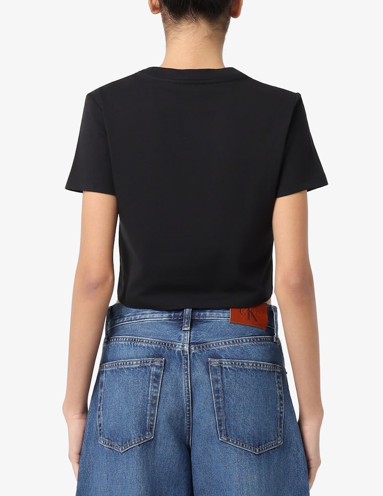 rinascente Calvin Klein Jeans T-shirt cropped con logo