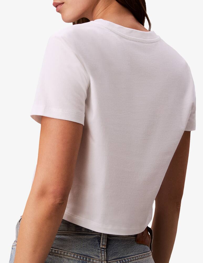 Calvin Klein Jeans Cropped t-shirt logo - immagine 4 Calvin Klein Jeans Cropped t-shirt logo - immagine 4