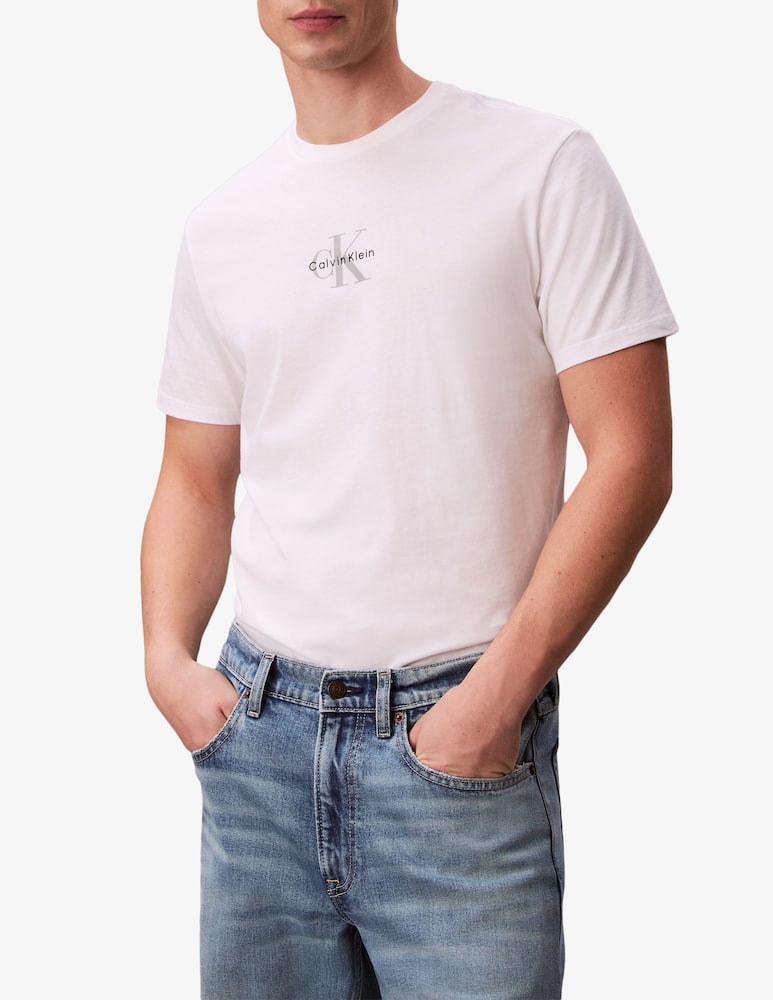 rinascente Calvin Klein Jeans T-shirt micro logo frontale